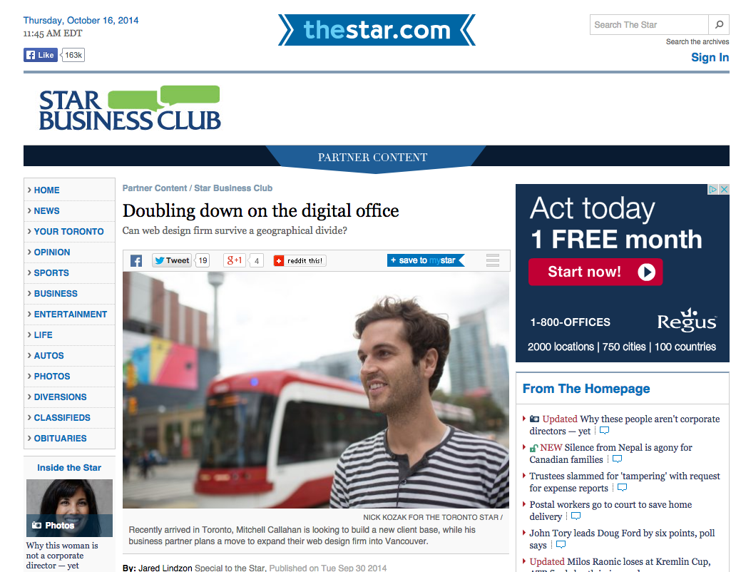 Doubling down on the digital office   Toronto Star