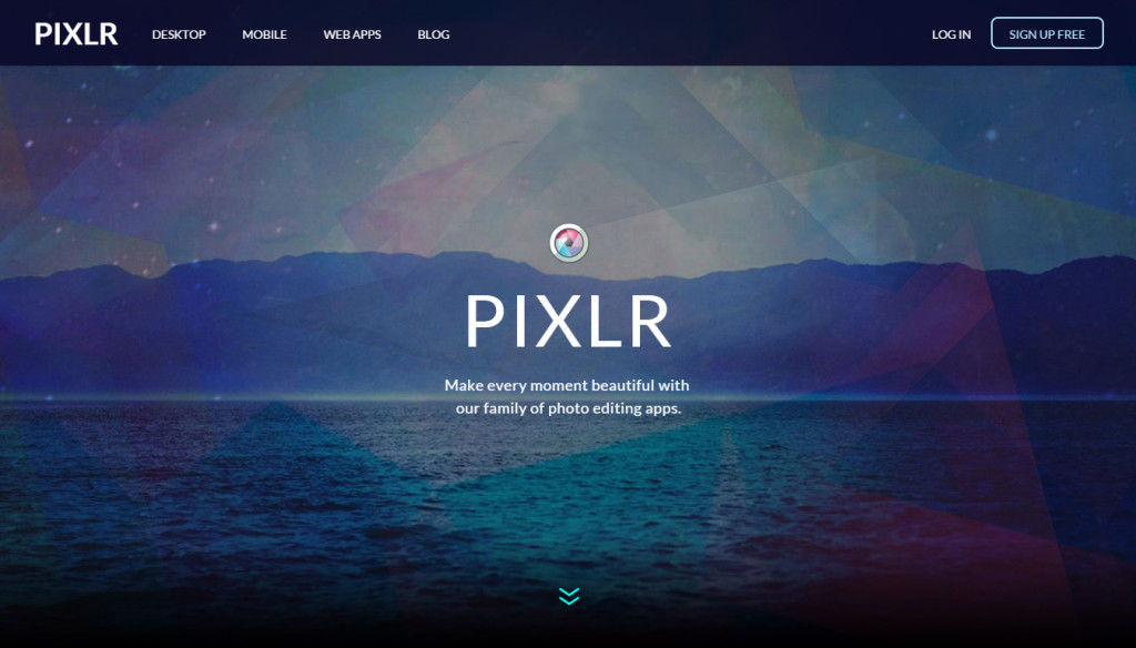 Pixlr online photo editing tool